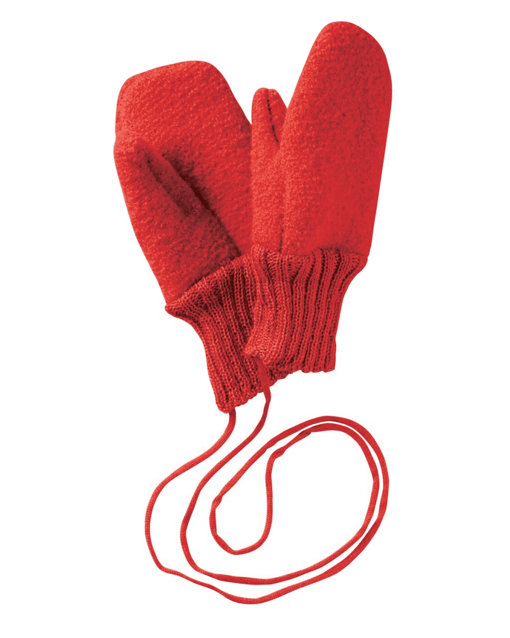 disana walk handschuhe Fäustlinge Wollwalk Rot – goldkind-waldviertel